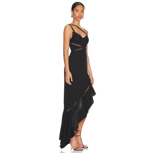 Lovers + Friends Fuller Maxi Dress in Black NWOT Size Small - Picture 2 of 4